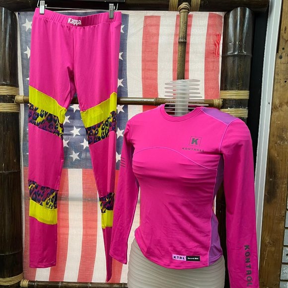 Kappa Tops - NWT Kontroll by kappa 2 piece matching set activewear shirt & Trouser pant top t